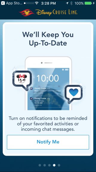 Disney Cruise Line app