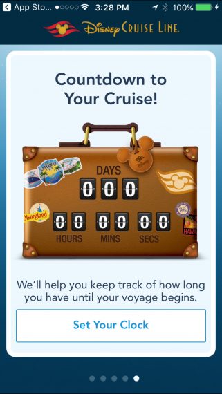 Disney Cruise Line app