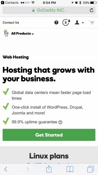 GoDaddy help
