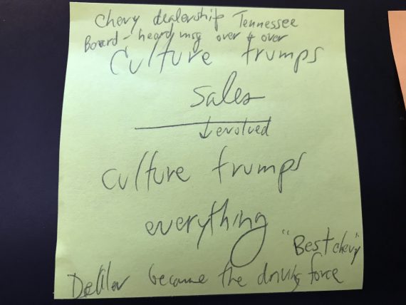 culture priority