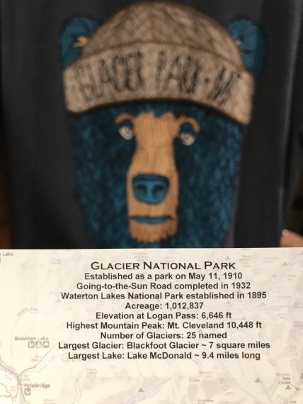 Glacier National Park t-shirts