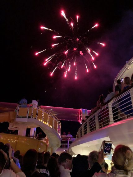Disney Cruise fireworks