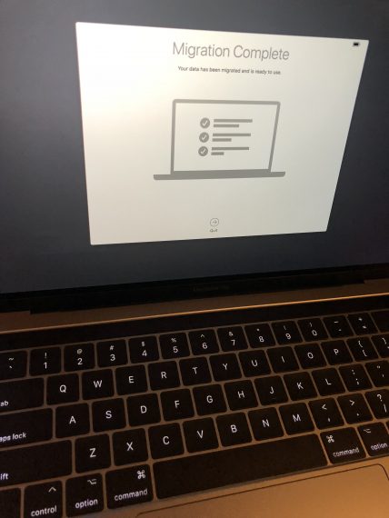 MacBook Pro migration