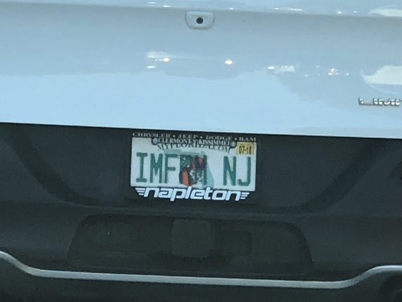 vanity plate