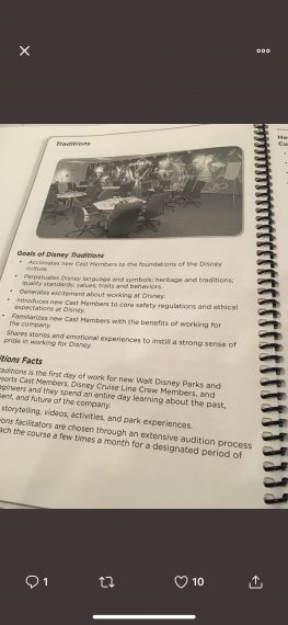 Disney Institute workbook