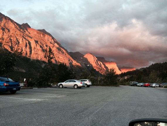 Glacier Park at sunrise