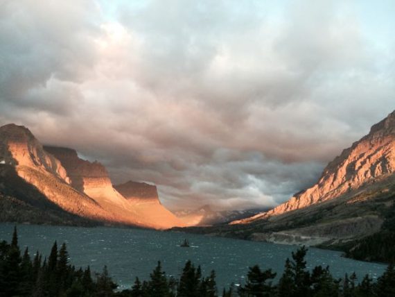 Glacier Park at sunrise