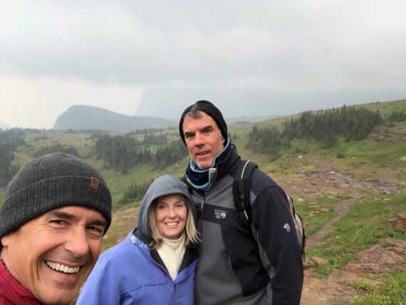 Logan Pass on cloudy day