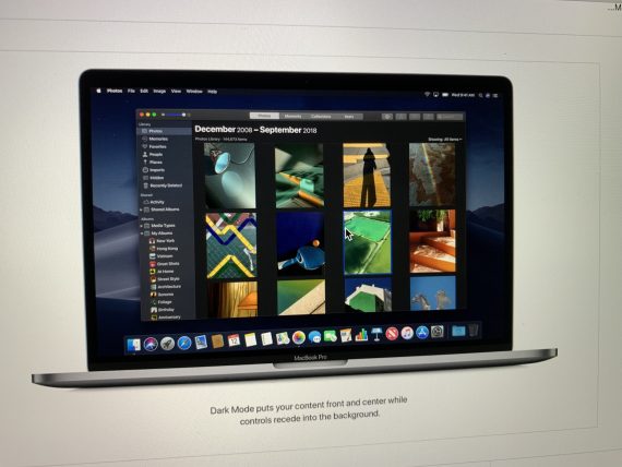MacBook dark mode