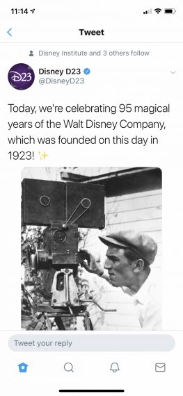 Disney founding date