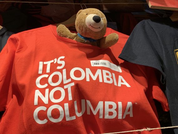 It's not Colombia campaign