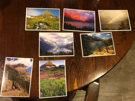 Glacier National Park postcards