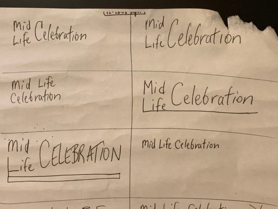 Mid Life Celebration art 2008