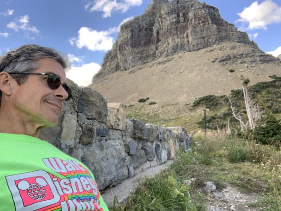 jeff noel writing in Glacier National Park