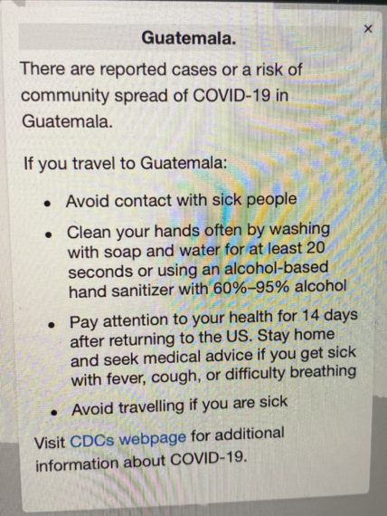 Covid19 travel update
