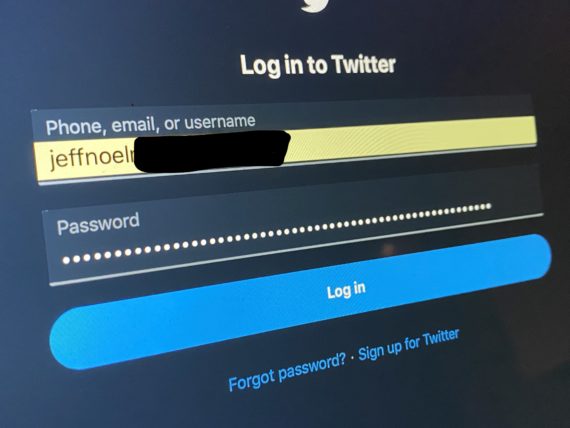 Incredibly long Twitter password
