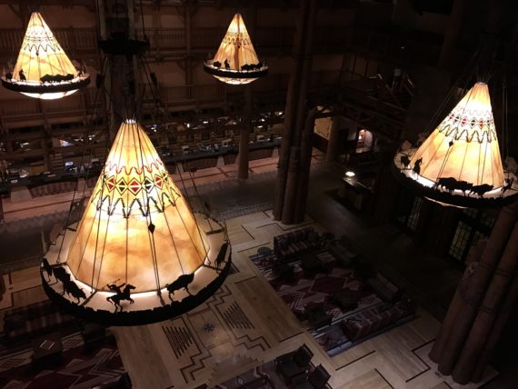 Disney's wilderness Lodge lobby