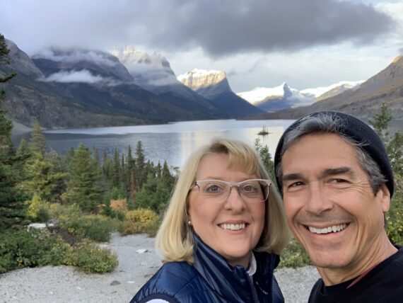 Married Couple in mountains 