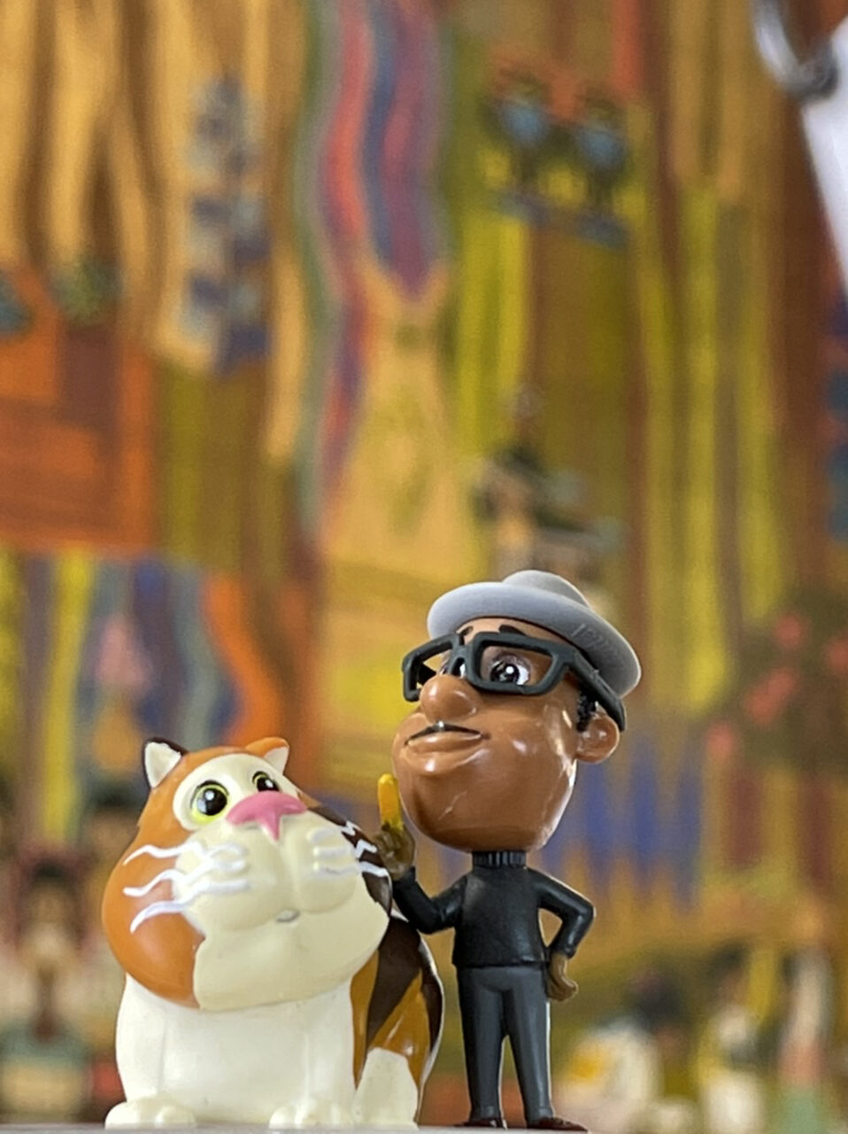 a couple of Pixar soul small toy characters