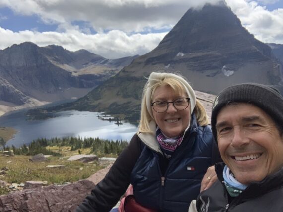 Married Couple in mountains 