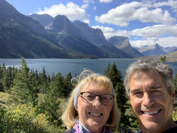 Married Couple in mountains 