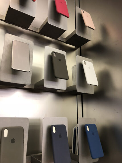 iPhone cases display