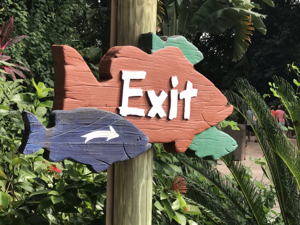 Themed Disney signage