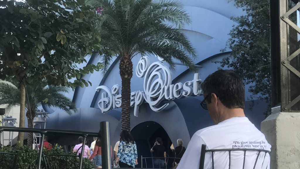 Disney creativity and innovation author Jeff Noel at Disney Quest