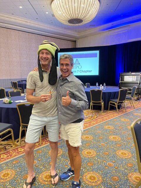 Disney keynote speaker with audience member