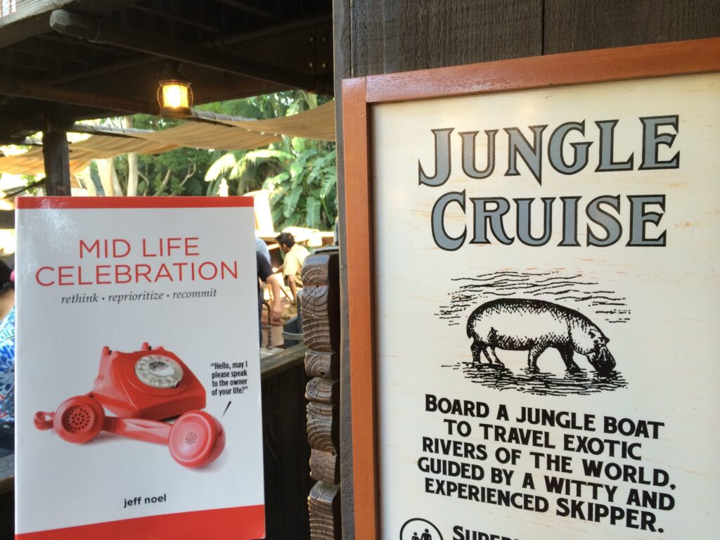 Jungle Jeff's first book at Jungle Cruise attraction