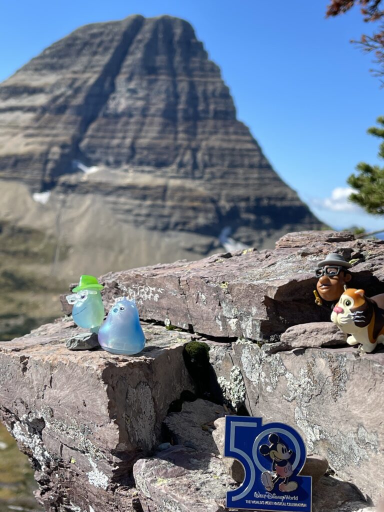 Pixar Luca toys in mountains