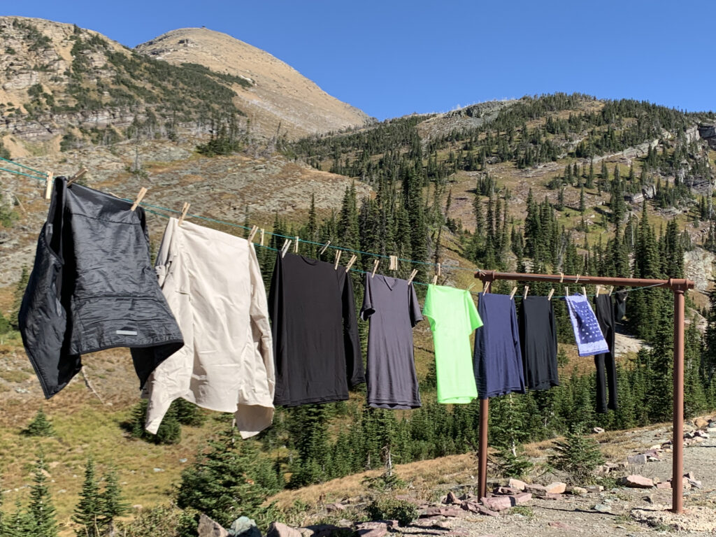 high mountain laundry line