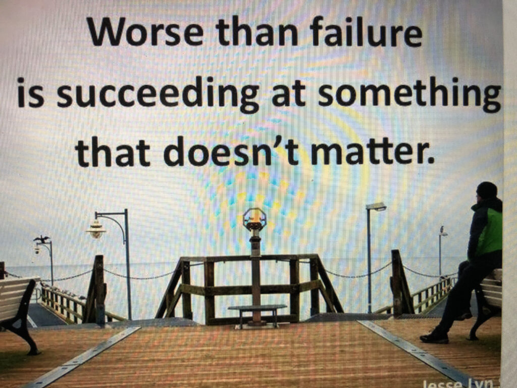 quote about failing