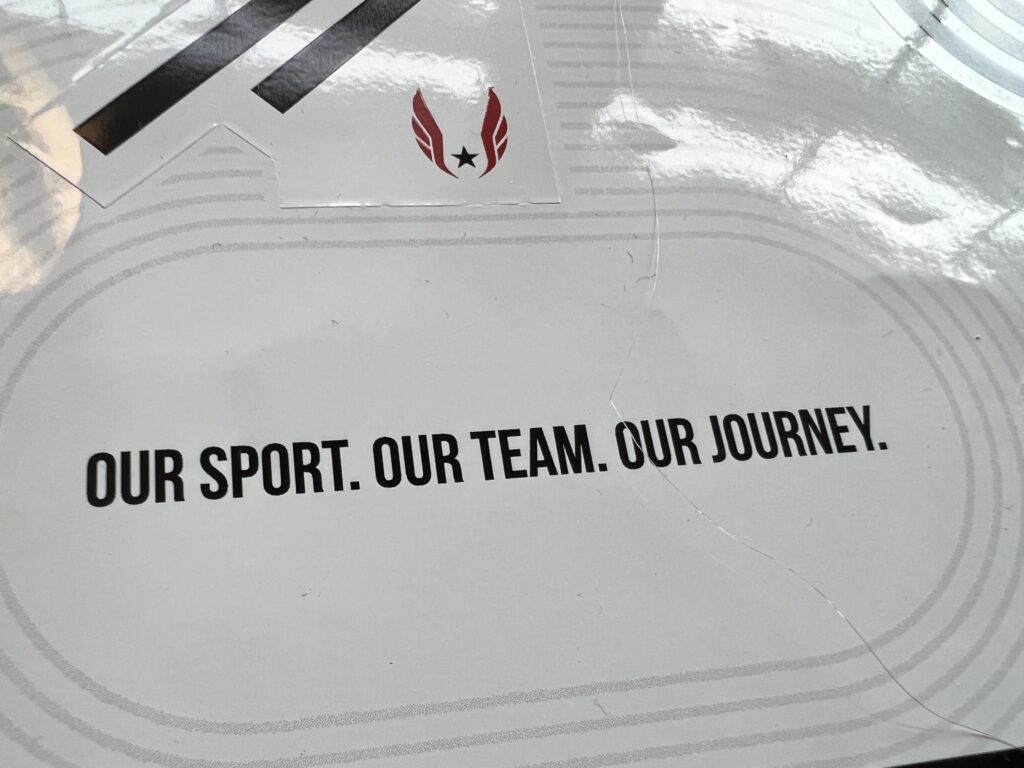 USATF logo and tag line