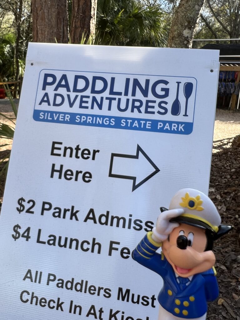 Paddling Adventures sign