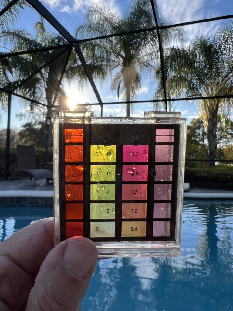 pool water test