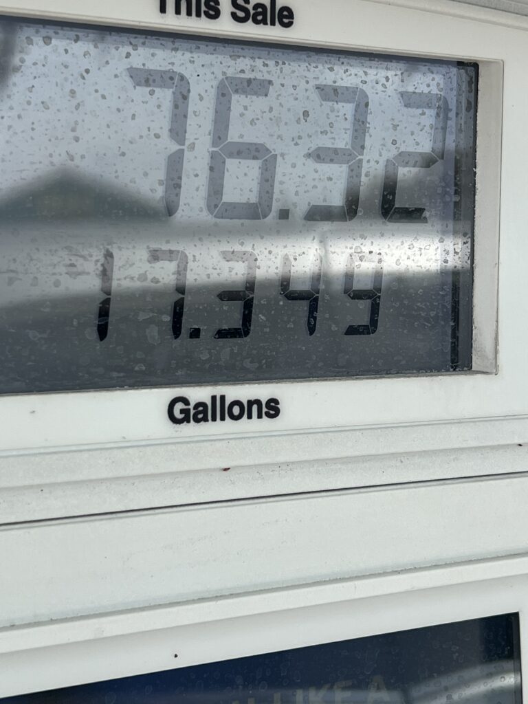 gas purchase price at pump
