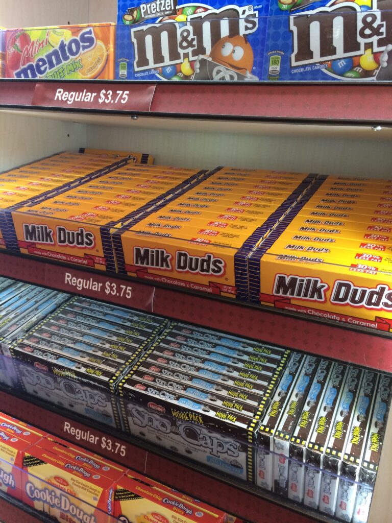 Candy shelves