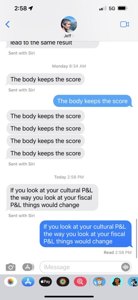 text thread screen shot