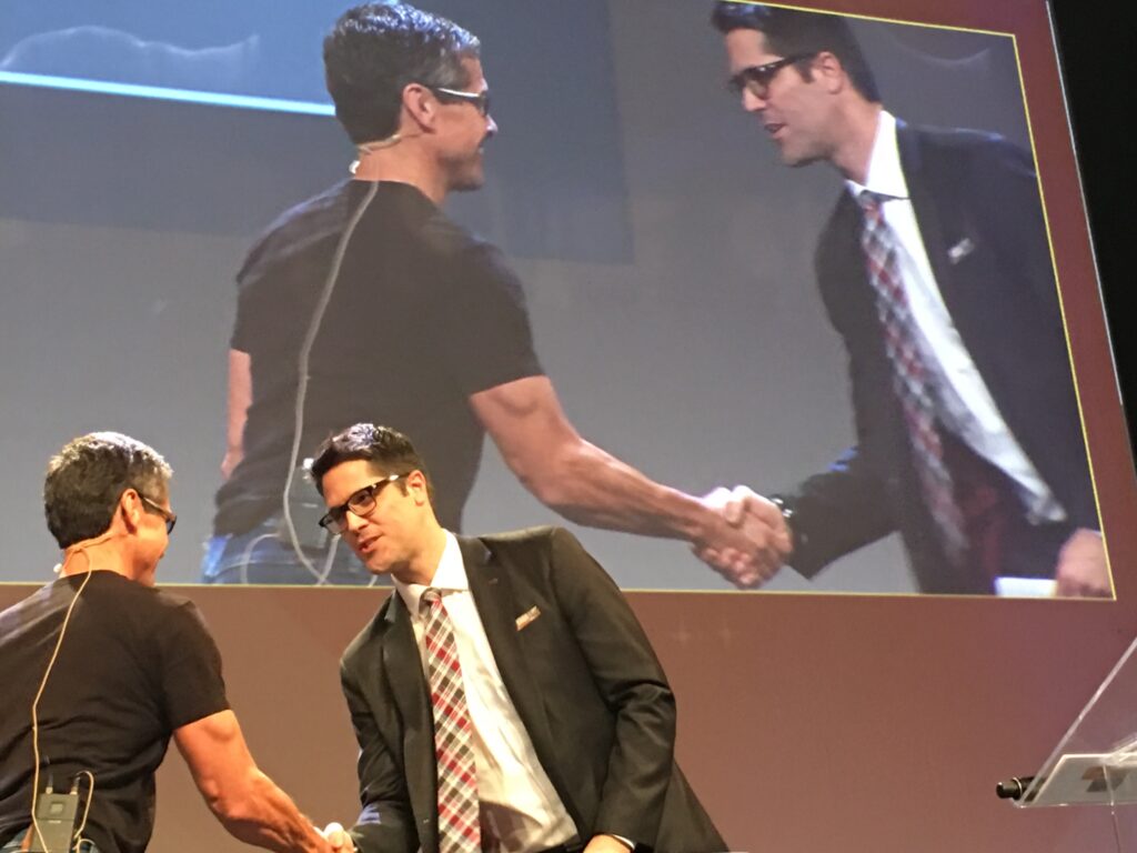 Disney keynote speaker Jeff Noel  and event MC