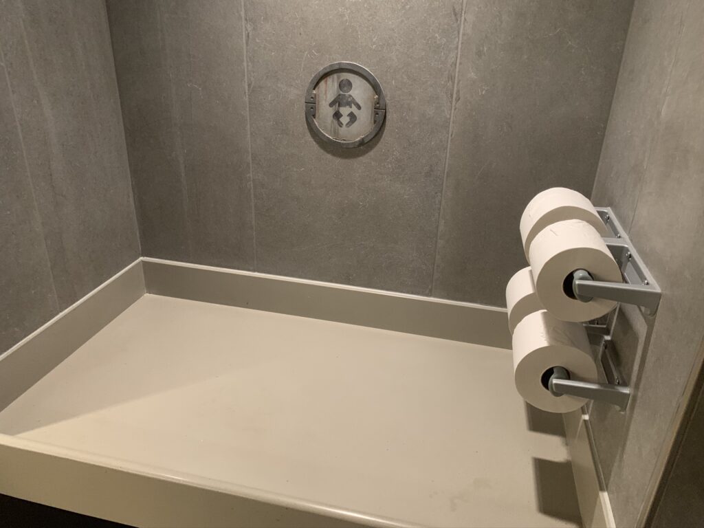 Disney diaper changing station