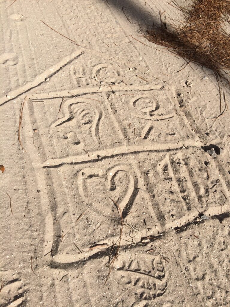 sand drawing