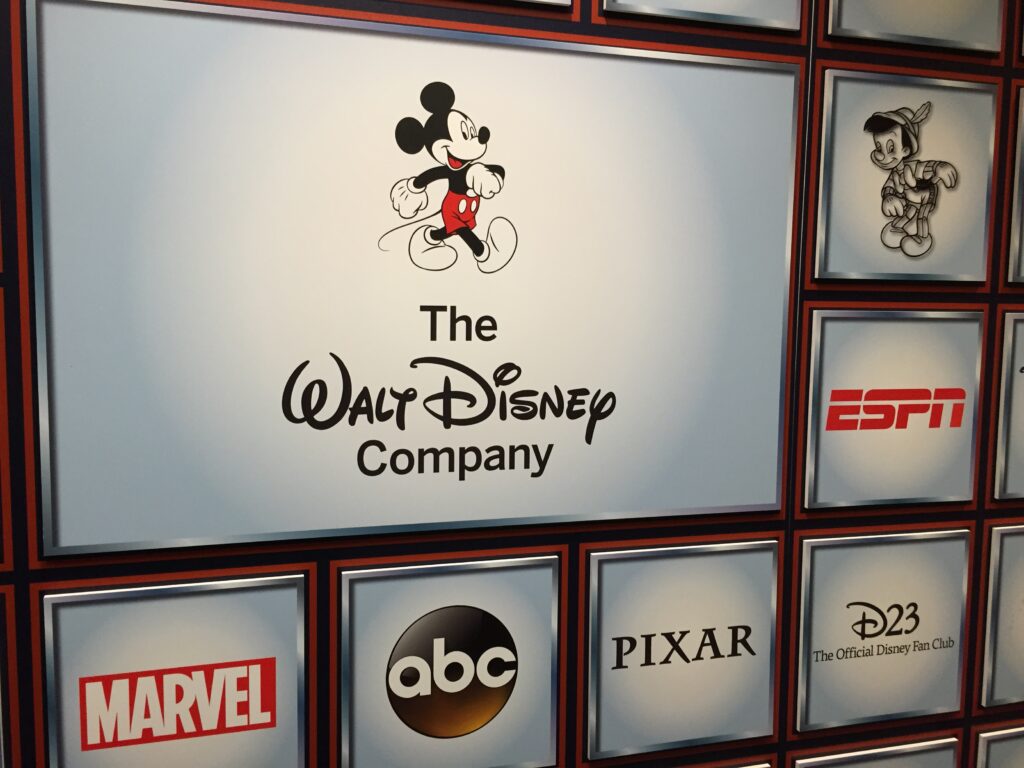disney brands display