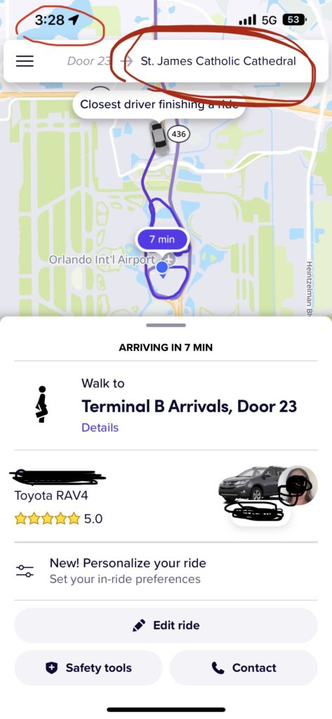 Lyft driver update photo