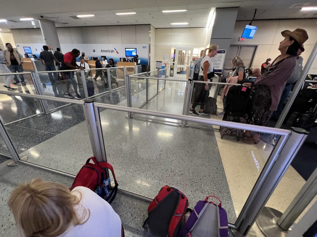 airport boarding area