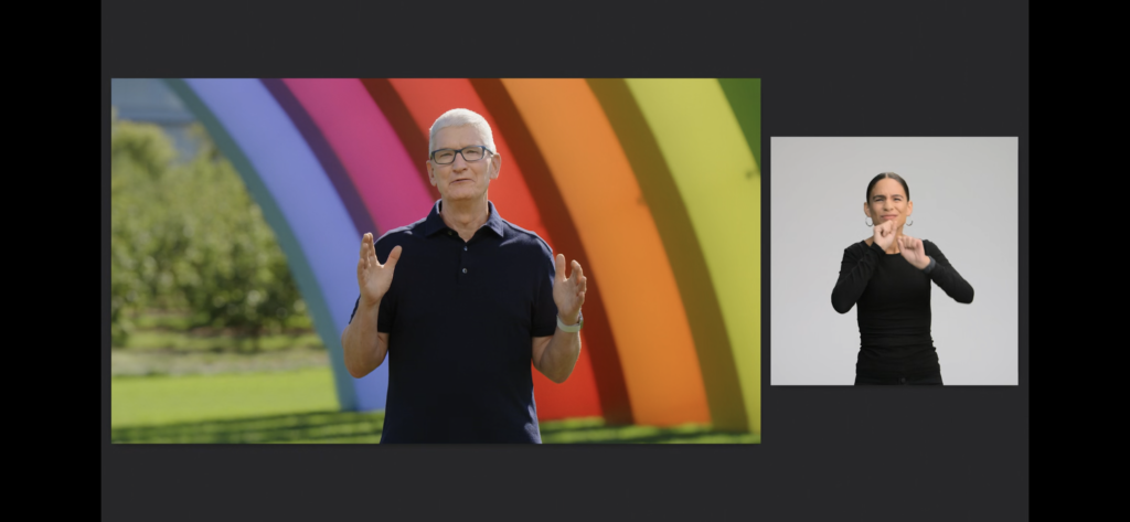 Tim Cook at Apple HQ