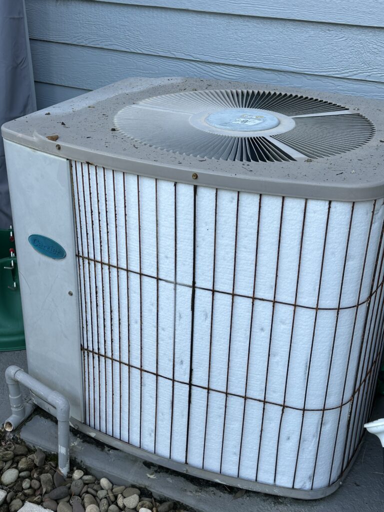 Frozen air conditioning unit